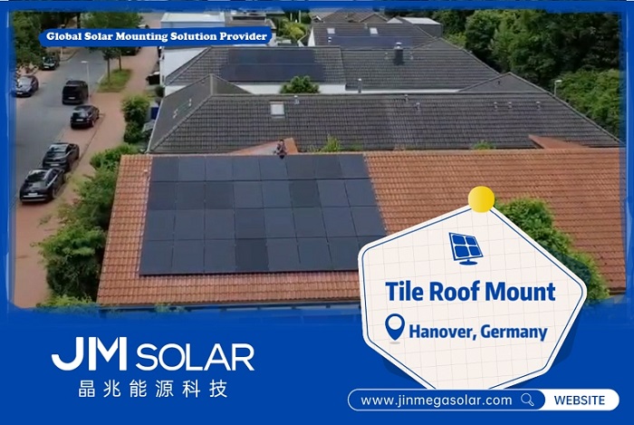 Actualización del proyecto | Sistema de montaje solar para techos de tejas JinMega en Hannover, Alemania