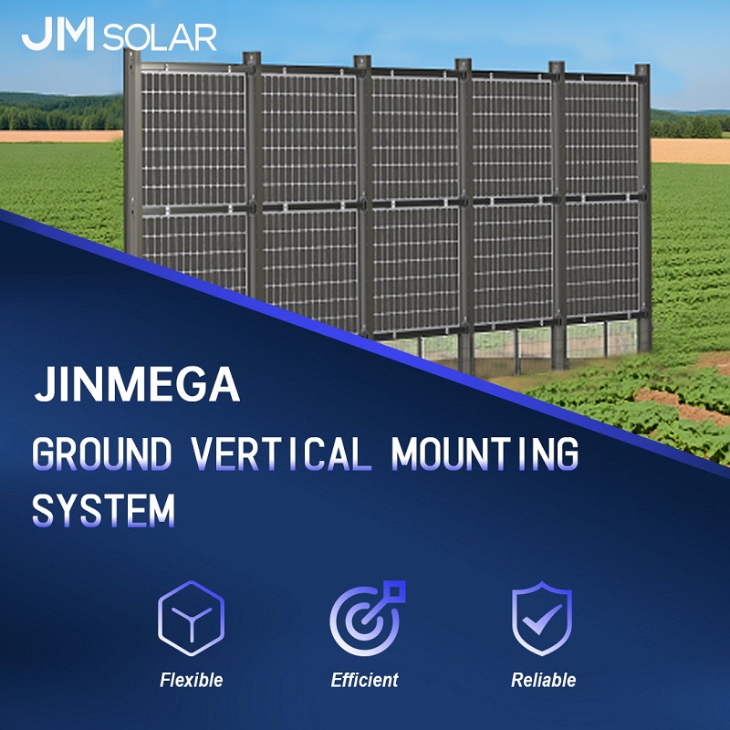 Producto destacado | Sistema de montaje vertical JinMega para el uso inteligente del terreno