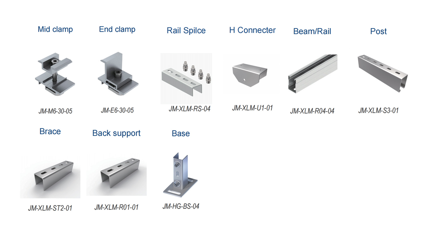 U Steel Solar Ground  Mounting System