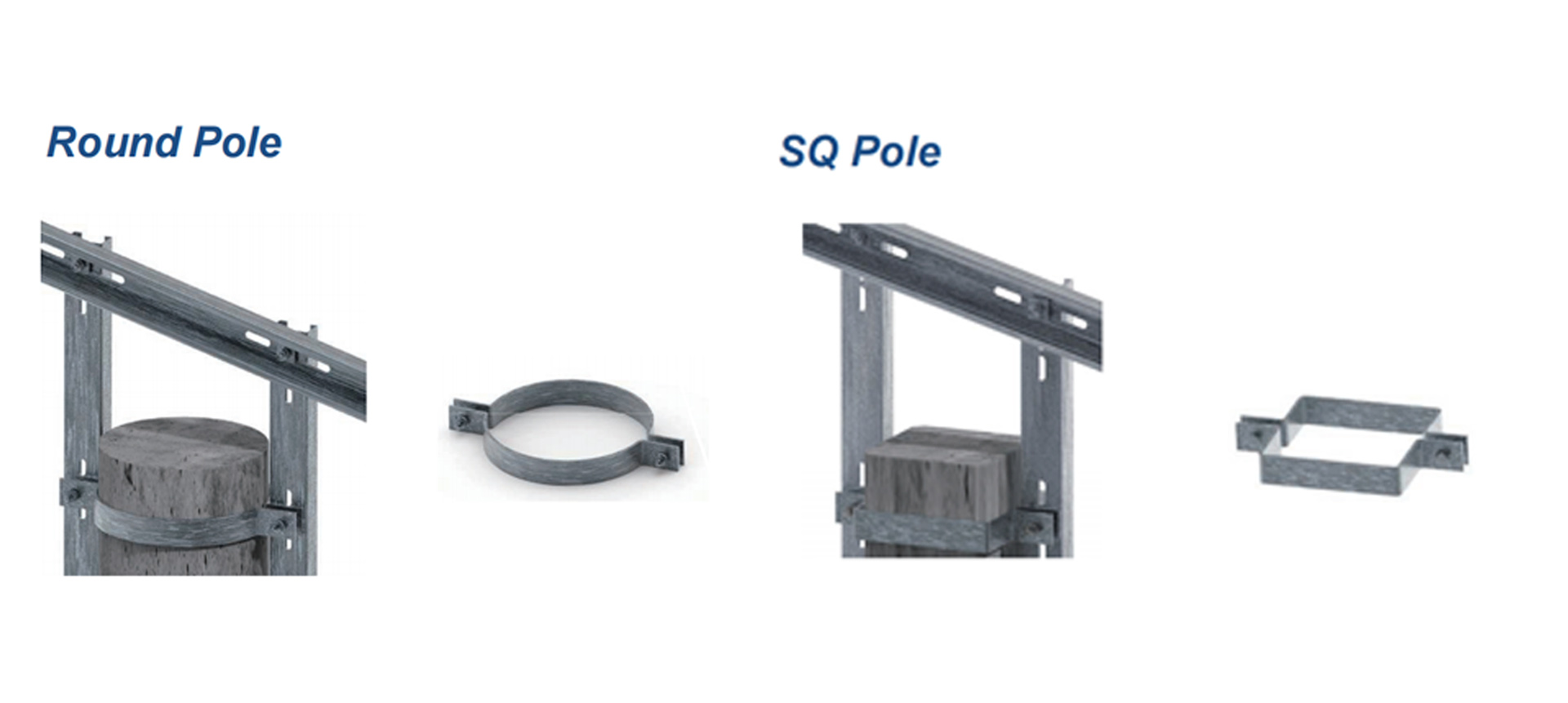 COCRETE POST GROUND MOUNT