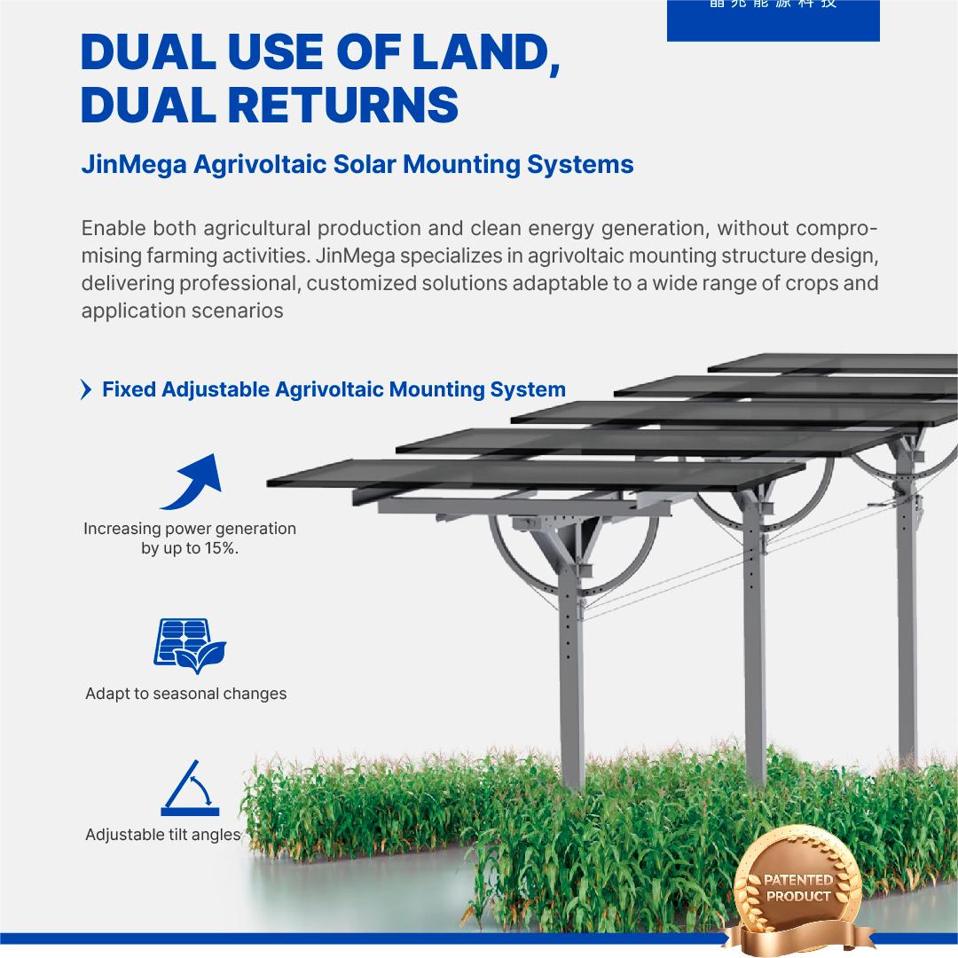 Colección Agrovoltaica | Sistemas de Montaje Solar JinMega