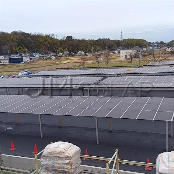 Actualización del proyecto | Proyecto de marquesina solar de doble columna JinMega en Japón