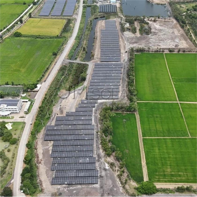 Proyecto destacado | Proyecto solar terrestre de 5 MW en Tailandia
